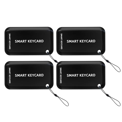 TMEZON Key Fob IC Card for A233 Smart Door Lock, 4pcs Per Pack -