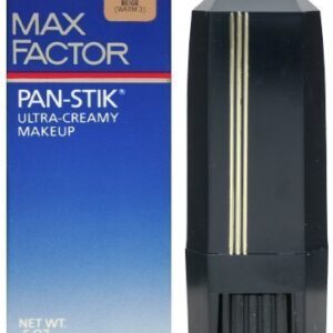 Max Factor Pan-Stik Ultra-Creamy Makeup .5 oz Medium Beige (Warm 3) - Original Formula by N/A -