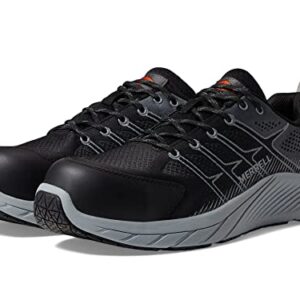 Merrell Men's Moab Flight Carbon Fiber Industrial Shoe, Black/Monument, 12 -