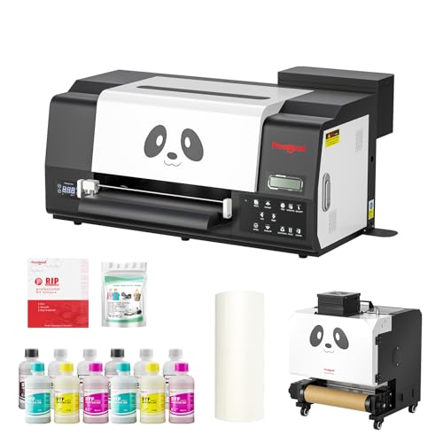 Procolored F13 Pro Panda DTF Printer A3 Dual XP600 13" Transfer Printing Machine with White Ink Circulation and Semi-Automatic Cleaning System (Printer+Shaker Oven) -