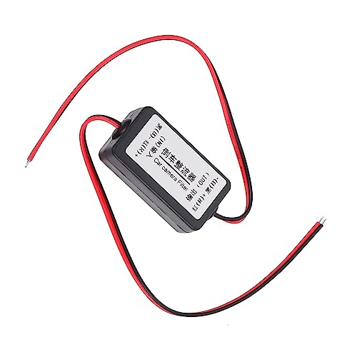FUNOMOCYA Vehicle Backup Camera Rectifier Auto Car Connector Relay Capacitor 12v Power Relay Rear View Mirror Camera Filter -