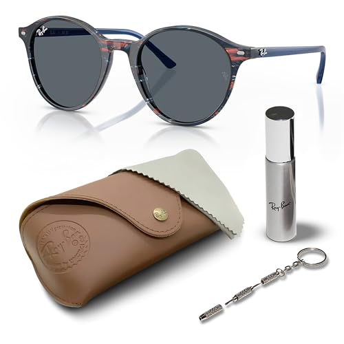 RAY-BAN RB2230 BERNARD Phantos Shape Sunglasses with Official Eyewear Care Kit Bundle -