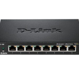 D-Link DGS-108Unmanaged 8-Port 10/100/1000Mbps Switch -