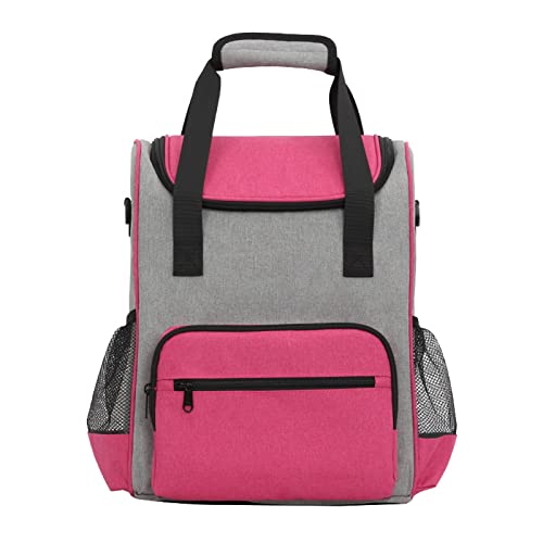 XHTONGSH Cooler Backpack, Insulated Backpack Cooler,Waterproof & Leak Proof Lunch Backpack,Portable Cooler Bag for Men Women Picnic Fishing Hiking Camping Park Beach Work Trip (Color : Pink) -