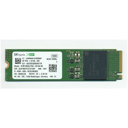 SK hynix 128GB PCIe NVMe M.2 SSD Internal Solid State Drive HFM128GDJTNG-83A0A BA OEM Package -