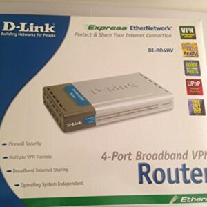D-Link 4-Port Broadband VPN Router (DI-804HV) -