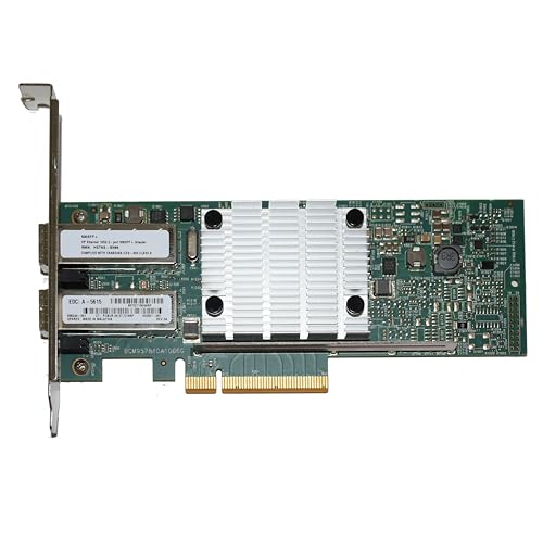 Ebidealz Compatible with HP 656244-001 10GbE Dual Port 530SFP+ Ethernet Network Adapter High Profile 652501-001 656244-001 2XSFP'S -