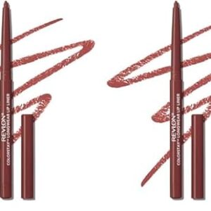 REVLON Colorstay Lip Liner with Built-In Sharpener, Valentine's Day Makeup Gifts for Women, Longwear Rich Colors, Smooth Application, 660 Mauve, 0.01 oz (Pack of 2) -