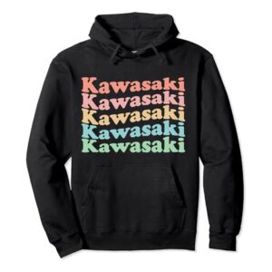 Vintage 70's Japan Hippie City - Retro Kawasaki Pullover Hoodie -