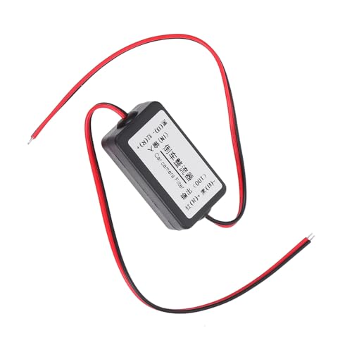 GARVALON Car Camera Rectifier Vehicle Filter Rectifier Vehicle Backup Camera Rectifier Stable Characteristics and Easy Installation -
