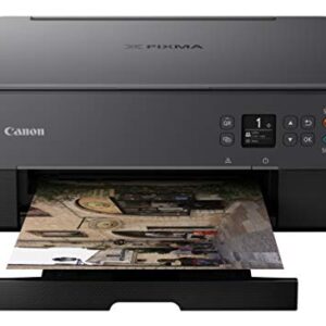 Canon TS5320 All in One Wireless Printer, Scanner, Copier with AirPrint, Black, Amazon Dash Replenishment Ready -