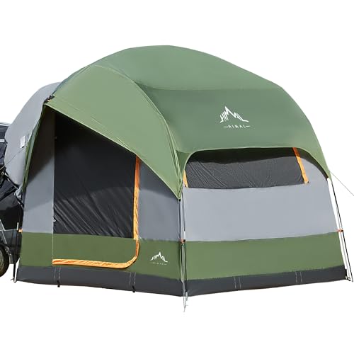 GoHimal SUV Tent for Camping, Waterproof PU3000mm Spacious Double Layer Design for 5-8 Person, Includes Rainfly and Storage Bag, 8FT L x 8FT W x 7.2FT H -