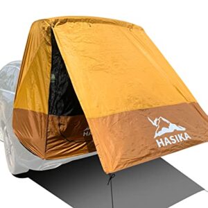 Hasika Camping Tent 2 Person Sun Shade Privacy Shelter Easy Set Up 120 Seconds Waterproof 3000MM UPF 50+ Yellow (Large) -
