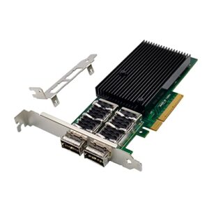 Mellanox ConnectX-3 Dual-Port QSFP+ 40GbE Network Card - PCIe 3.0 x8 Enterprise/Data Center NIC with Hardware Offload & RoCE Support -