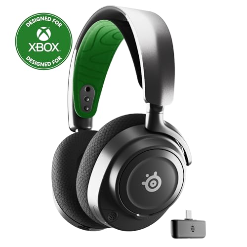 SteelSeries Arctis Nova 7X Wireless Multi-Platform Gaming Headset — Neodymium Magnetic Drivers — 2.4GHz+Bluetooth — 38Hr USB-C Battery — AI Mic — Xbox Series X|S, PC, PS5, Switch, VR, Mobile - Black -