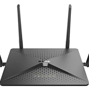 D-Link WiFi Router, AC2600 MU-MIMO Dual Band Gigabit 4K Streaming and Gaming with USB Ports, 4x4 Wireless Internet for Home (DIR-882-US), Black -