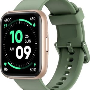 DIVElink Smart Watches for Men - Activity Tracker for Android iOS with Calls,Fitness Tracker with 100+ Sport Modes, IP68 Waterproof, Heart Rate/Sleep Monitor, Spo2, Pedometer (Green) -