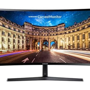 Samsung LC27F396FHNXZA FHD 1080p Curved Monitor, Black, 27in (Renewed) -