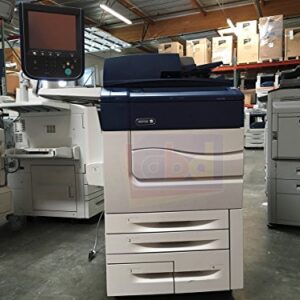 Pre-Owned Xerox Color C60 Press Digital Laser Production Printer – 65ppm, Copy, Print, Scan, 4 Trays, Bypass Tray, Offset Catch Tray, 5PB Integrated Fiery Color Server -