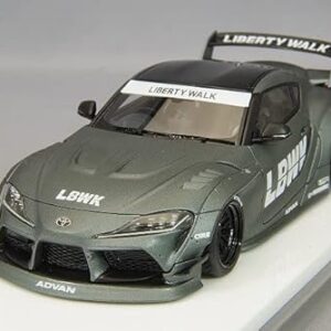 Makeup IDOLON 1/43 LB-Works GR Supra Matte Storm Gray / LD97 Wheel LB017D -