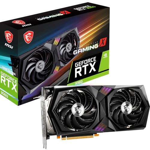 MSI Geforce RTX 3060 Gaming X, 12gb, Gddr6, 192-bit, 912-v397-019 Video Card, Model: V397-019R -