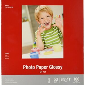 CanonInk Glossy Photo Paper 8.5" x 11" 100 Sheets (1433C004) -