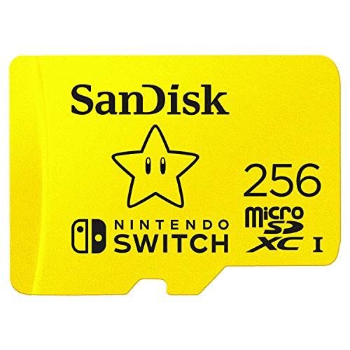 SanDisk 256GB microSDXC Card, Licensed for Nintendo-Switch - SDSQXAO-256G-GNCZN -