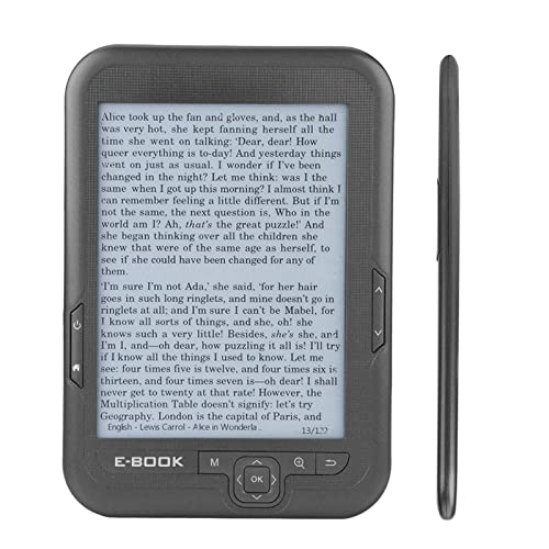 Yctze 6 Inch EInk EBOOK Reader with High Resolution Display 300DPI, Blue Cover, Available in 16GB, 8GB, 4GB Options (8G) -