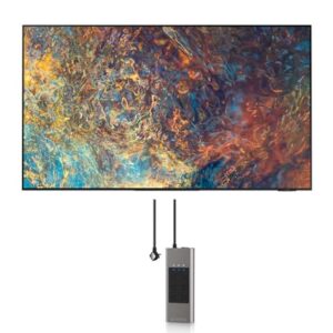 SAMSUNG QN98QN90AA 98 Inch Neo QLED QN90 Series 4K Smart TV with a 5S-PS4-US1 4-Outlet Power with Omniport USB (2021) -