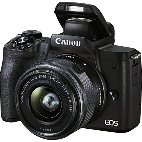 Canon EOS M50 Mark II + EF-M 15-45mm is STM Kit Black -