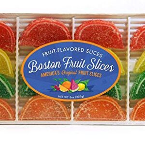Boston Fruit Slices - 8oz Tray - America's Original Fruit Slices - Vegan, Gluten Free, Completely Allergen Free! -