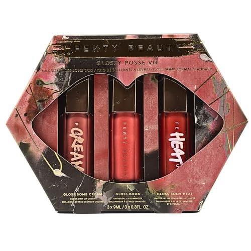 FENTY BEAUTY Glossy Posse VII Full-Size Gloss Bomb Trio -