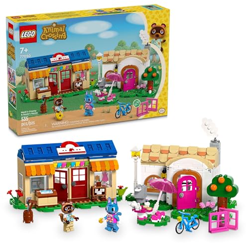 LEGO Animal Crossing Nook’s Cranny & Rosie's House, Buildable Video Game Toy for Kids, Includes 2 Animal Crossing Toy Figures, Birthday Gift Idea for Girls and Boys Aged 7 and Up, 77050 -