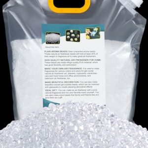 5LB Unscented Aroma Beads for Car Freshies - DIY Homemade Natural Eva Beads Bulk - Freshie Supplies -