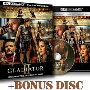 Gladiator II (2024) Two-disc set (Bonus Disc Included) [4K UHD + Blu-ray] [Region Free] -