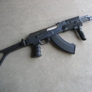 Double Eagle DE Ak-47S Metal Automatic Electric Airsoft Assault Gun 320FPS Black -