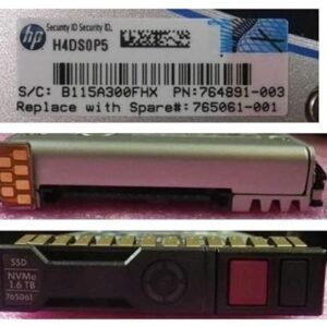 Hewlett Packard Enterprise DRV SSD 1.6TB 2.5 NVME ME SC2 PLP, 765061-001 (SC2 PLP) -