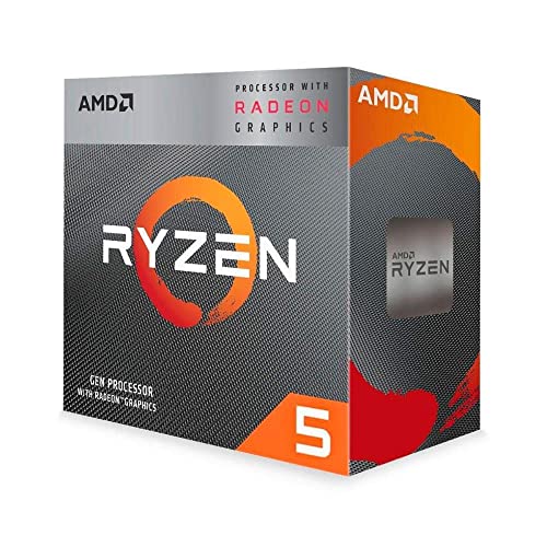 AMD Ryzen 5 4600G, 6-Core, 12-Thread Unlocked Desktop Processor with Wraith Stealth Cooler -