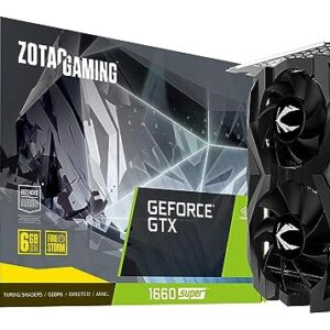 ZOTAC GeForce GTX 1660 Super 6GB GDDR6 192-bit Gaming Graphics Card, Super Compact, ZT-T16620F-10L -