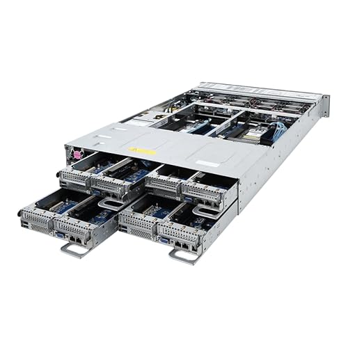 Genuine H261-Z61 2U 4 Node Server w/ XE2142 (2X NVMe + 4X SATA per Node), 8X EP Original -