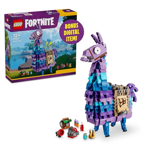 LEGO Fortnite Supply Llama Building Set - Kids Toy for Gamers, Ages 12+ - Display Model, Collectible Fortnite Toy - Gift for Boys & Girls - 77071 -