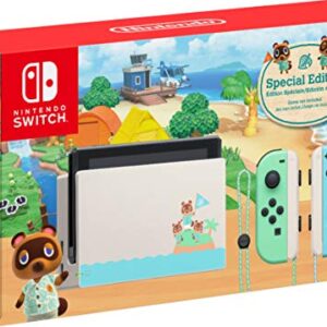 Nintendo Switch - 2020 Special Edition - Animal Crossing: New Horizons - Internal Storage 32GB - Bundle Woov Micro SD 128 GB -