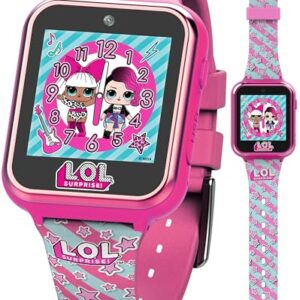 L.O.L. Surprise Kids Smart Watch with Touchscreen Selfie Camera Voice Recorder Calculator and Step Counter – Interactive Watch with Games and 10 Character Watch Faces – Fits Wrist Sizes 5.5" to 8" -
