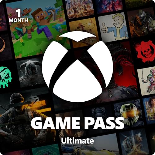 Xbox Game Pass Ultimate – 1 Month Membership – Xbox Series X|S, Xbox One, Windows, Cloud Gaming Devices [Digital Code] -