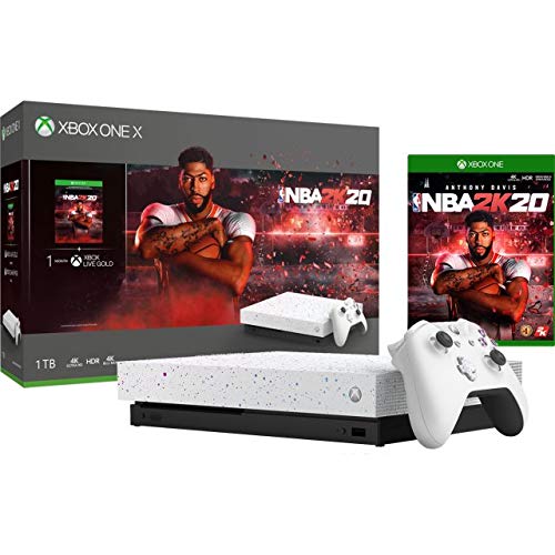 Xbox One X 1TB Console NBA 2K20 Special Edition Bundle White -