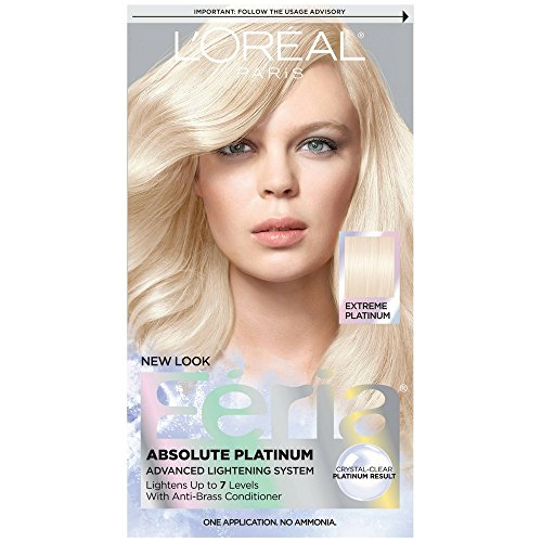 L'Oreal Feria Absolute Platinums Hair Color, Extreme Platinum 1 ea (Pack of 12) -