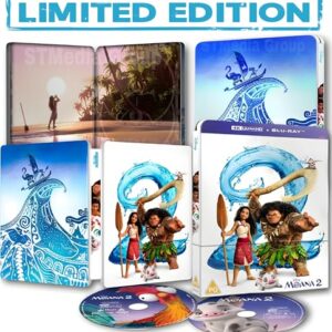 Moana 2 (Limited Edition Steelbook, 2024) [4K UHD + Blu-ray] [Region Free] -
