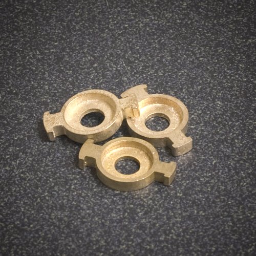 Bach Stradivarius Trumpet Valve Guide Set, 3 (Brass) -