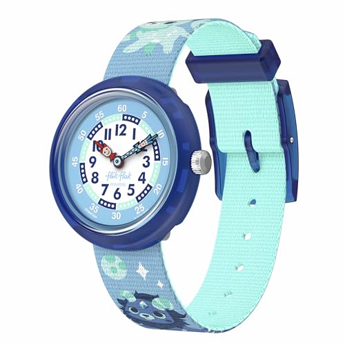 Flik Flak Unisex Kids Watch Casual Blue Bio-sourced Quartz COSMICLION -