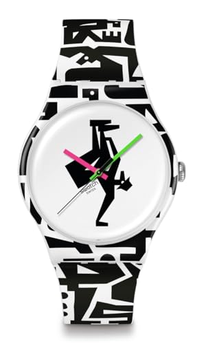 Swatch Casual Watch Unisex White Bio-sourced Quartz Freeze TIME -